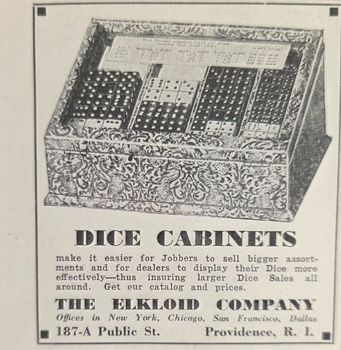 1931 print dice sales - print, ad